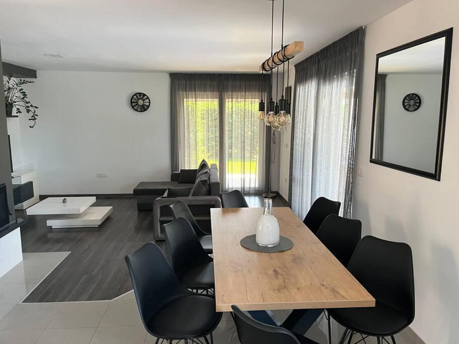 Modern House With Private Pool Villa Zminj Bagian luar foto